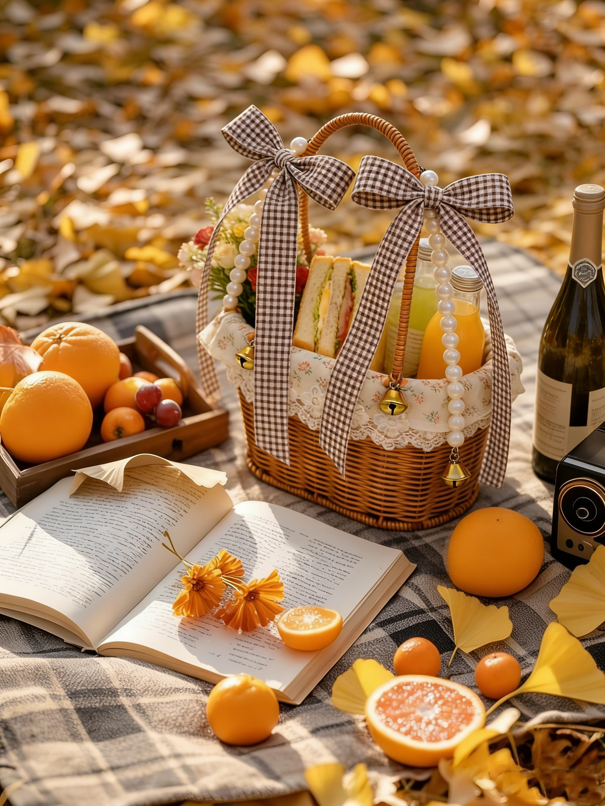 Oval Basket with Handle #B12