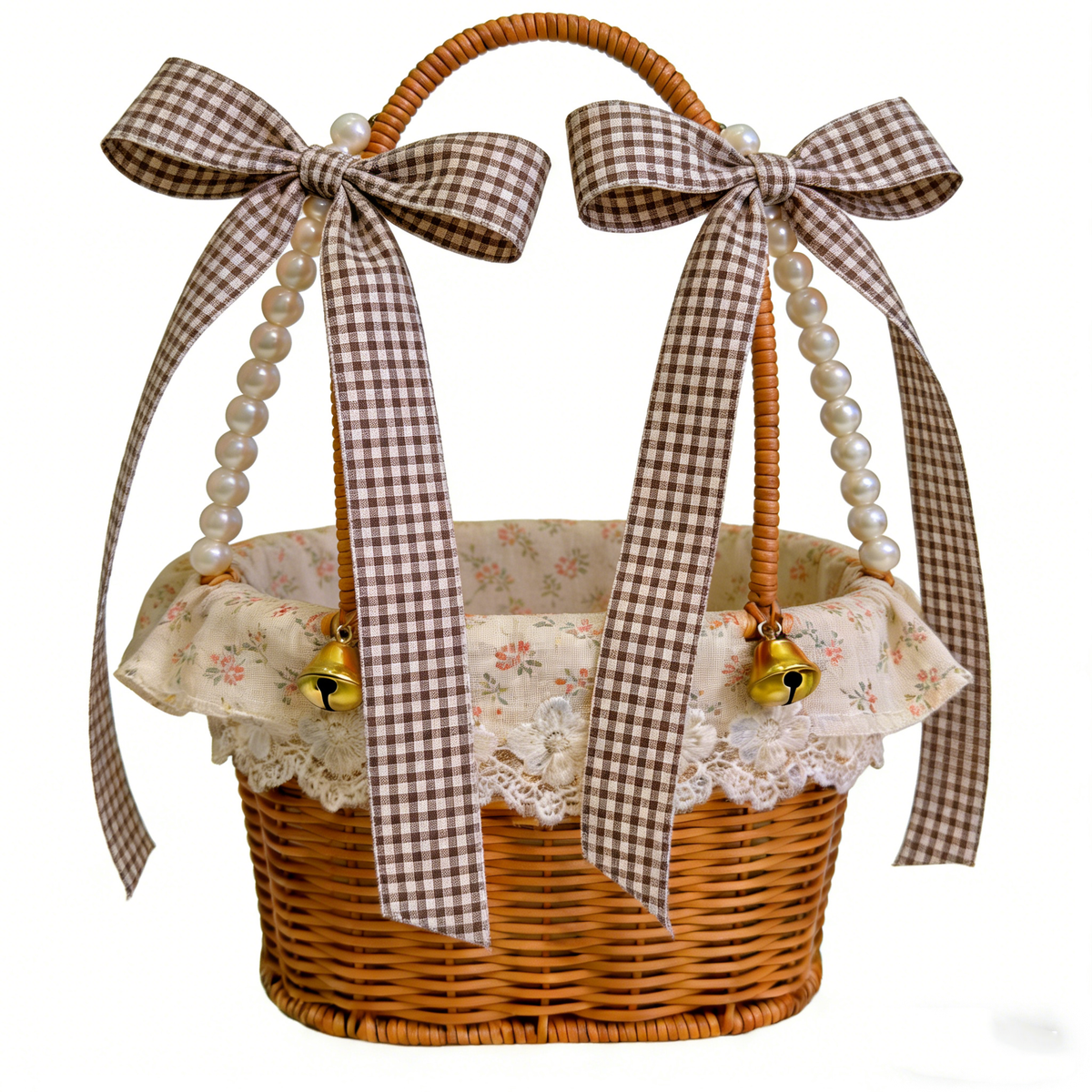 Oval Basket with Handle #B12